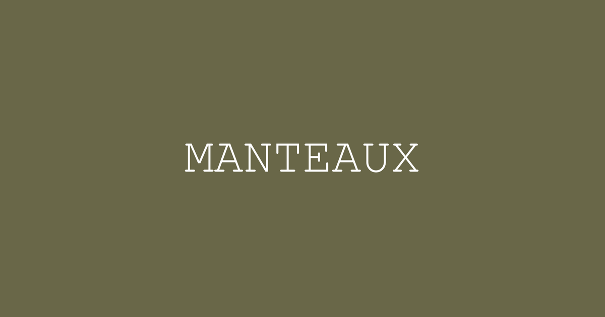 Manteaux