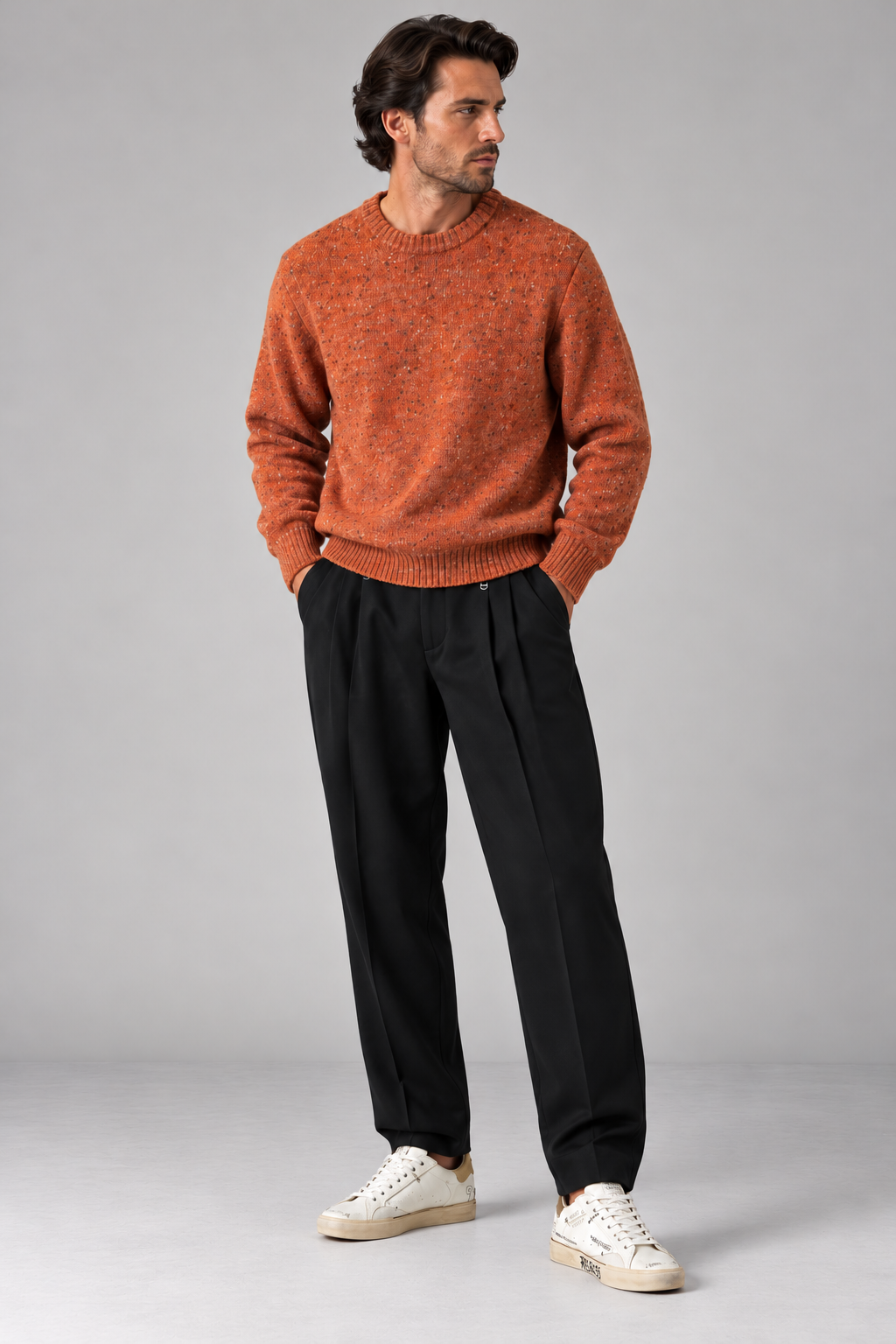 Pull Markup Icar, coloris Orange