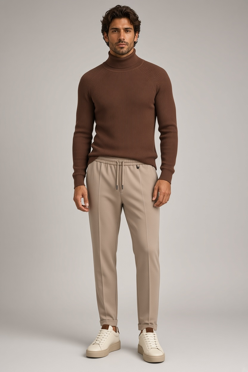 Col roulé Antony Morato Roland, coloris Marron