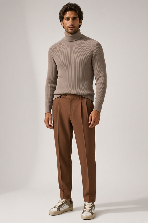 Col roulé Antony Morato Roland, coloris Beige